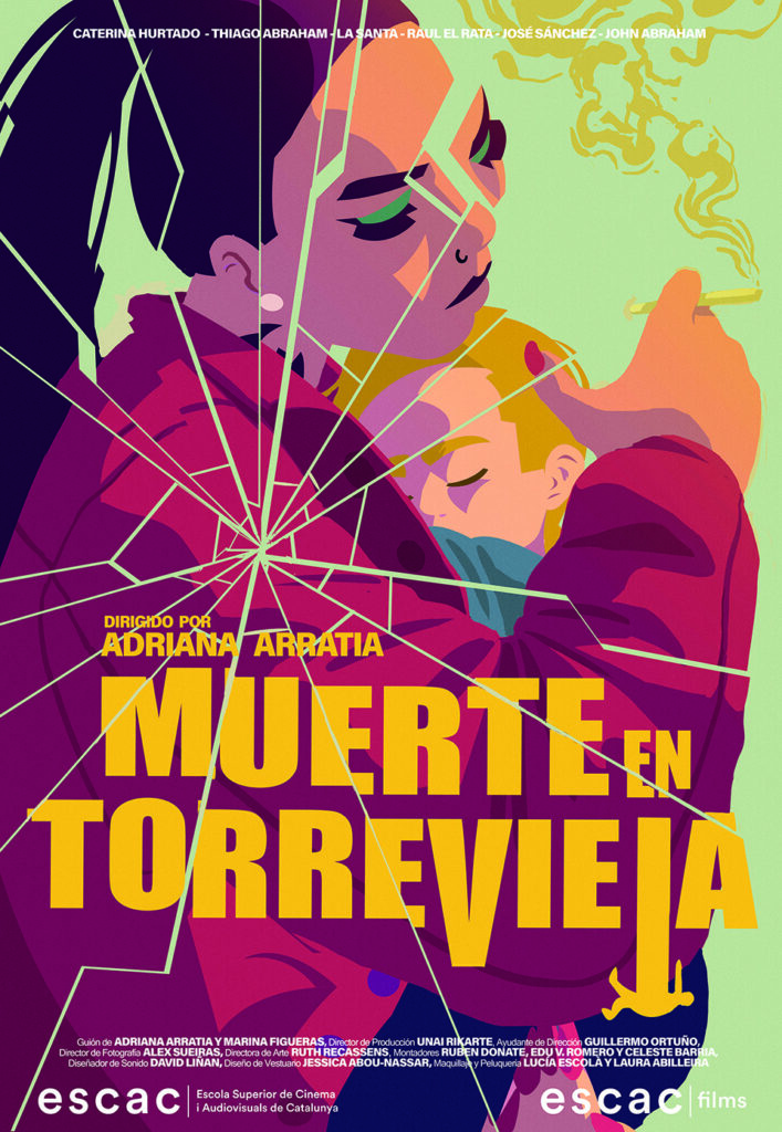 'Muerte en Torrevieja' (2022). Cartell il·lustrat per Lucas Roqie.