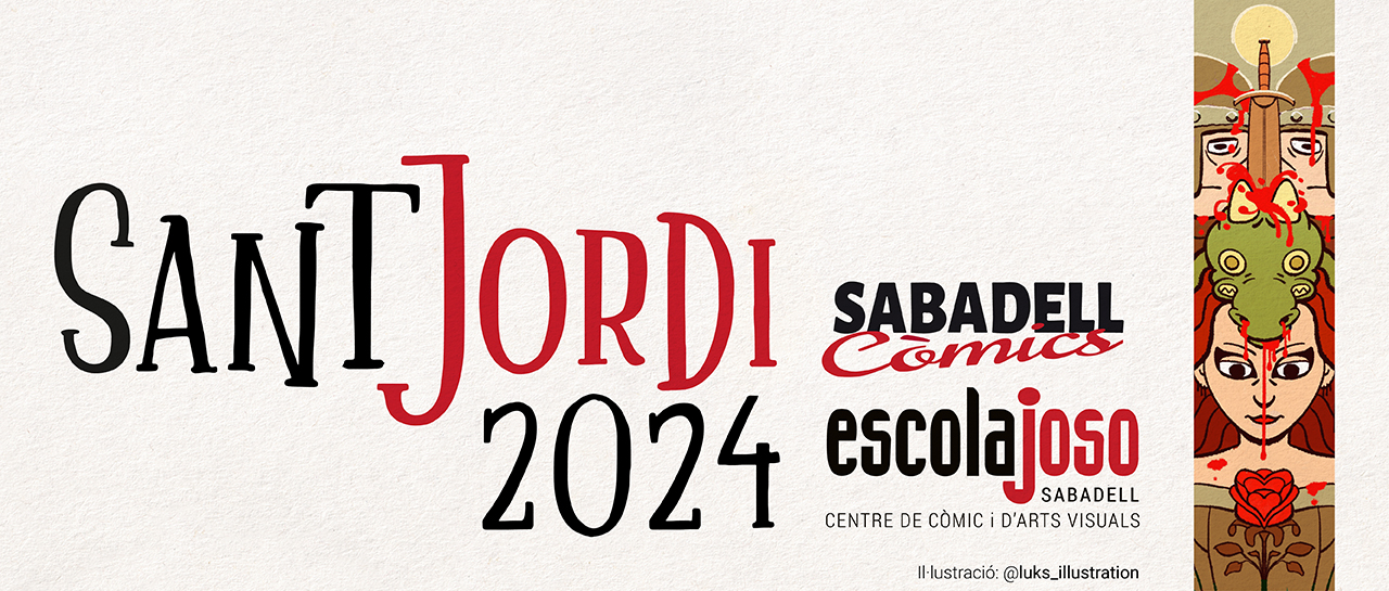 Sant Jordi 2024 - Escola Joso Sabadell i Sabadell Còmics